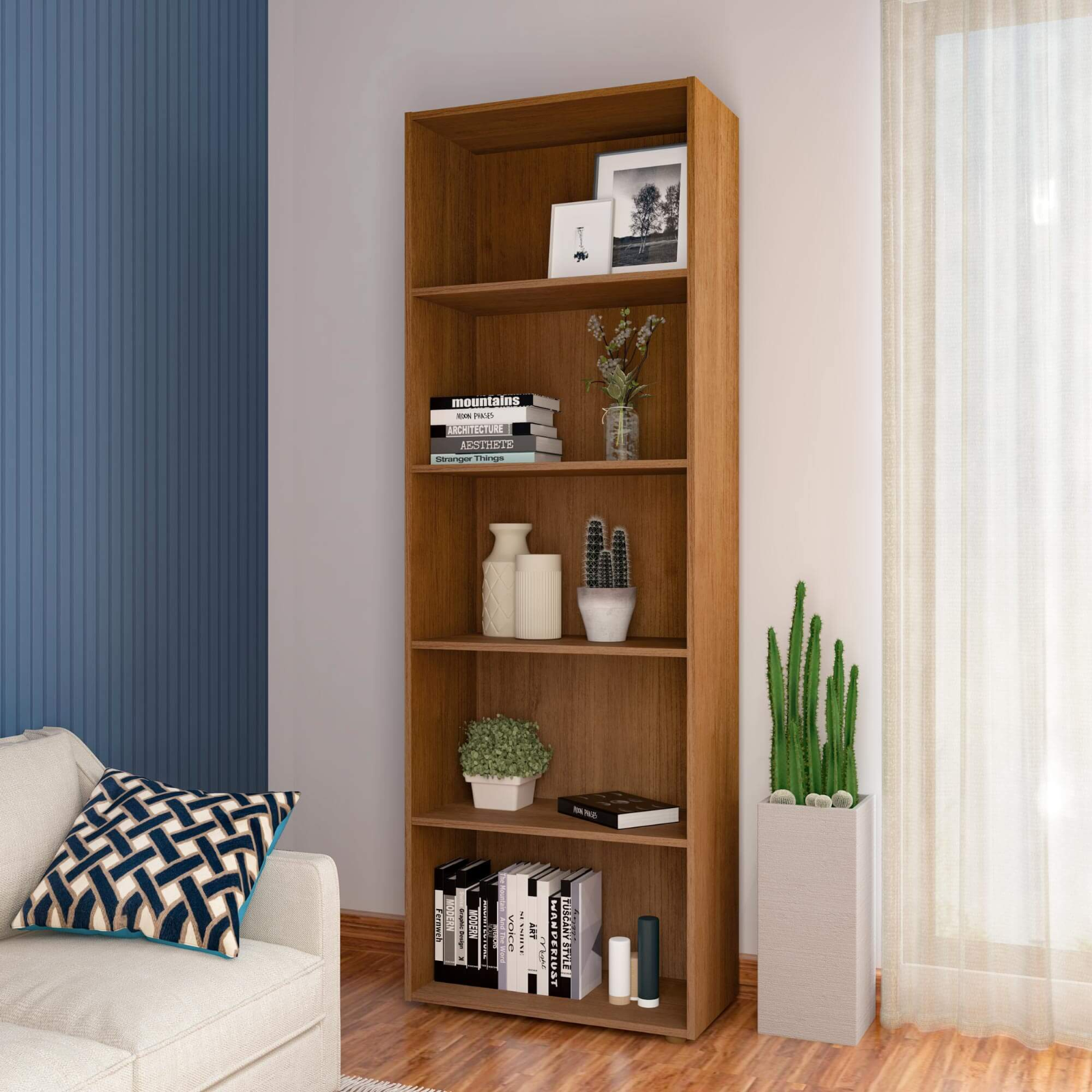 Estante para Livros 4 Prateleiras Artely Multy
