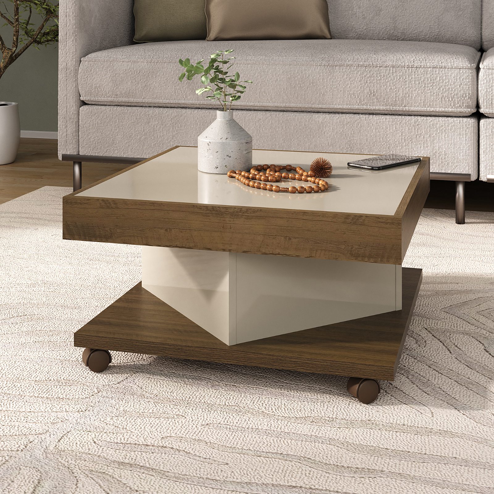 Mesa de centro Saara Pinho/Off-White